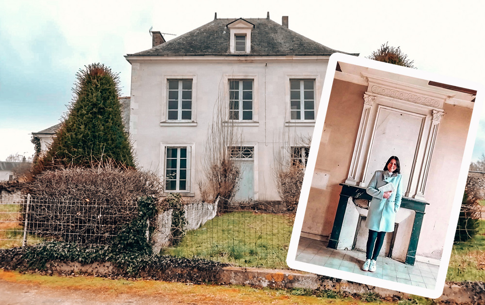 L'ancien presbytère du Breil (49) qui va devenir la Villa Brolium. Un exemple a suivre pour revitaliser les territoires ruraux (photos Constance Nebbula)