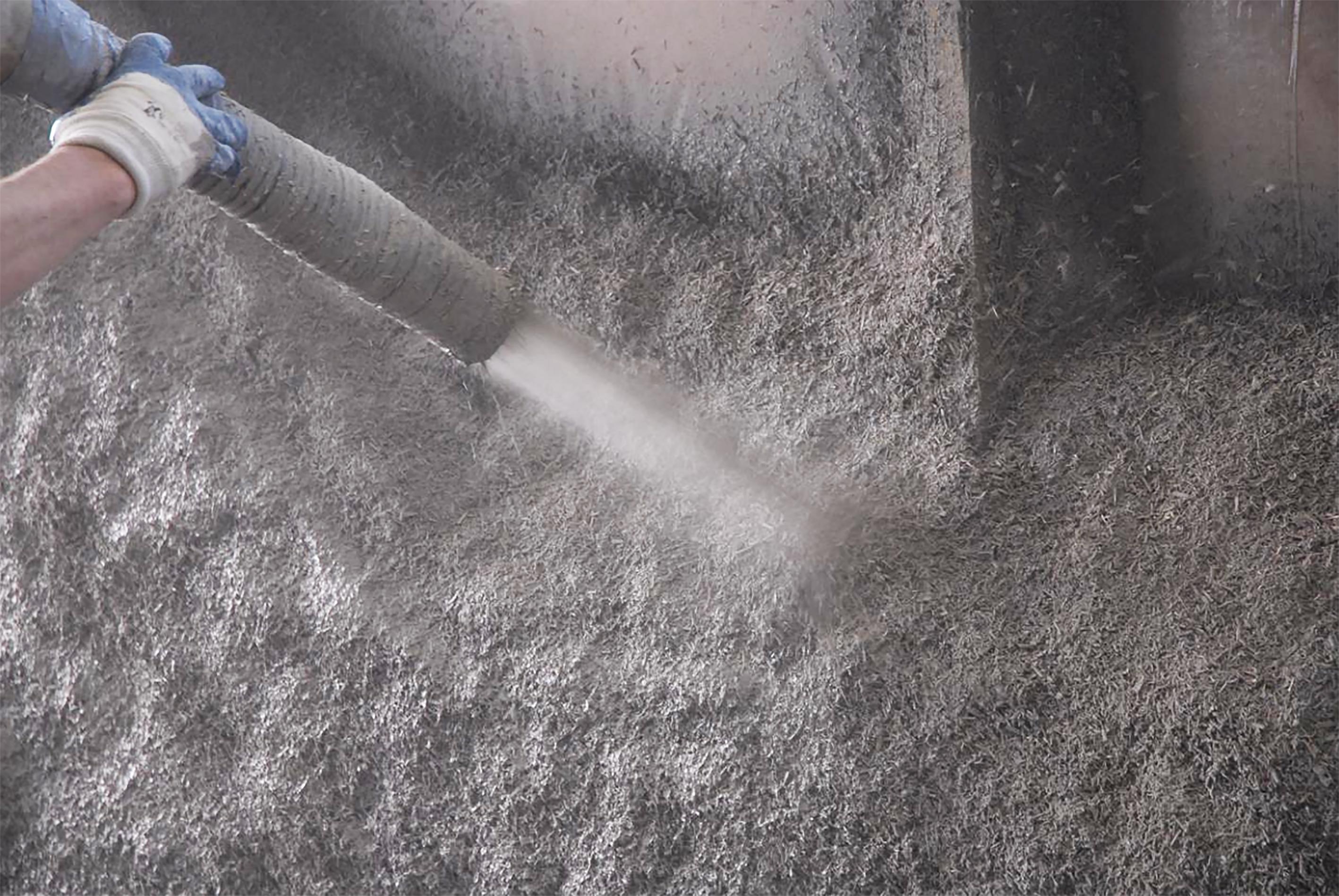 Le béton de chanvre, une alternative prometteuse pour réduire les besoins de chauffage dans les bâtiments (source : Cerema) Le béton de chanvre, une alternative prometteuse pour réduire les besoins de chauffage dans les bâtiments (source : Cerema)