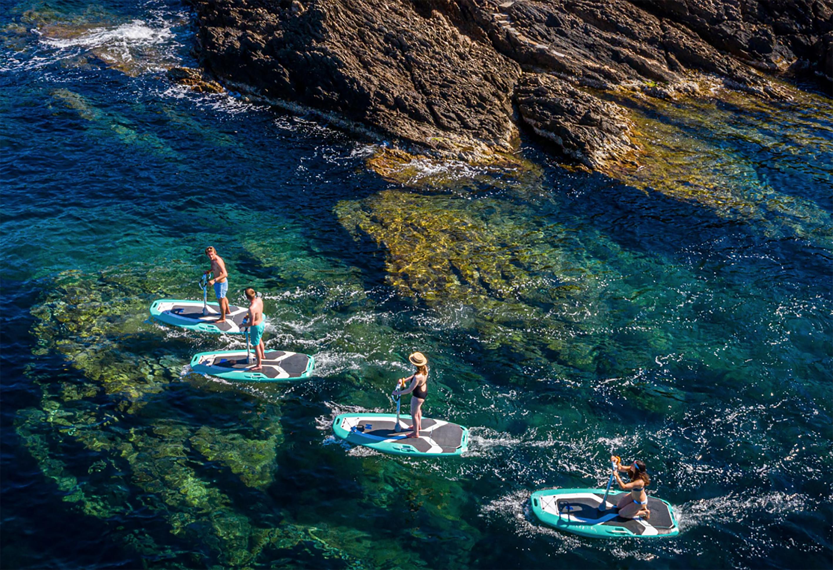 New Blue Tech conçoit la première trottinette électrique aquatique (source :  BlueWay dossier de presse) New Blue Tech conçoit la première trottinette électrique aquatique (source :  BlueWay dossier de presse)