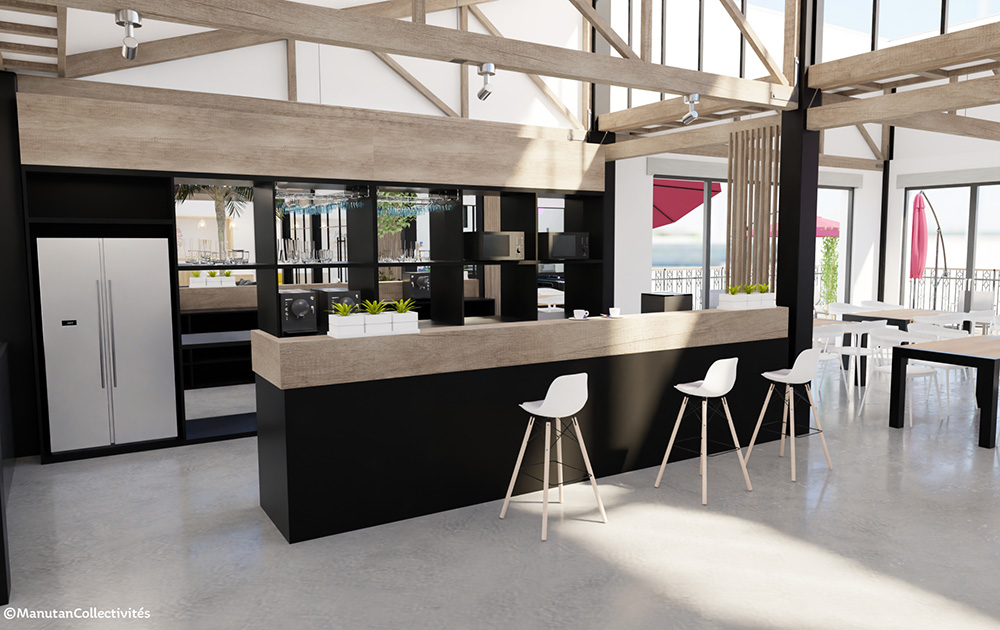 Les lieux de convivialité sont importants dans un tiers lieu (Photo Manutan Collectivités) Les lieux de convivialité sont importants dans un tiers lieu (Photo Manutan Collectivités)