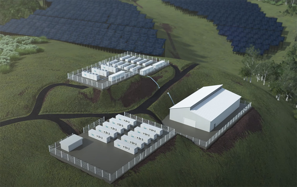 le projet de la centrale guyanaise dont le production devrait démarré en 2024 (Extrait vidéo HDF Energy)