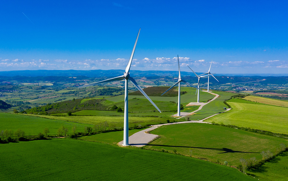 L'association négaWatt mise d'abord sur l'éolien (photo Adobe Stock)