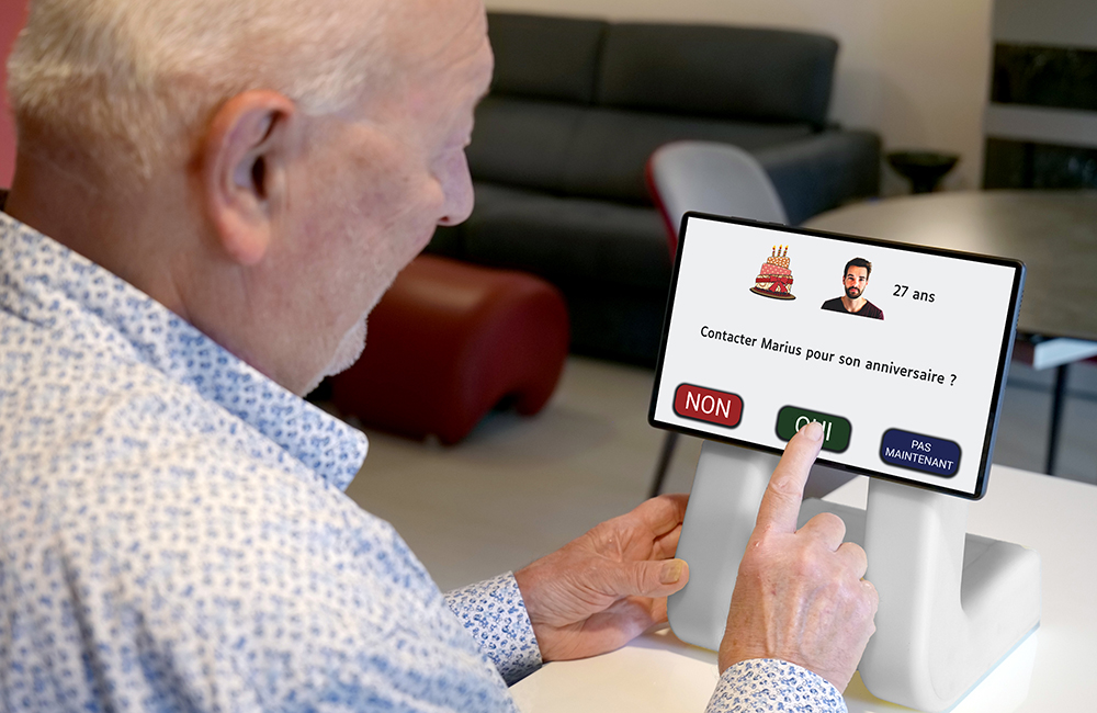 Lily, un outil digital simple qui s'adapte au profil cognitif de l'utilisateur (Photo Linkia) Lily, un outil digital simple qui s'adapte au profil cognitif de l'utilisateur (Photo Linkia)