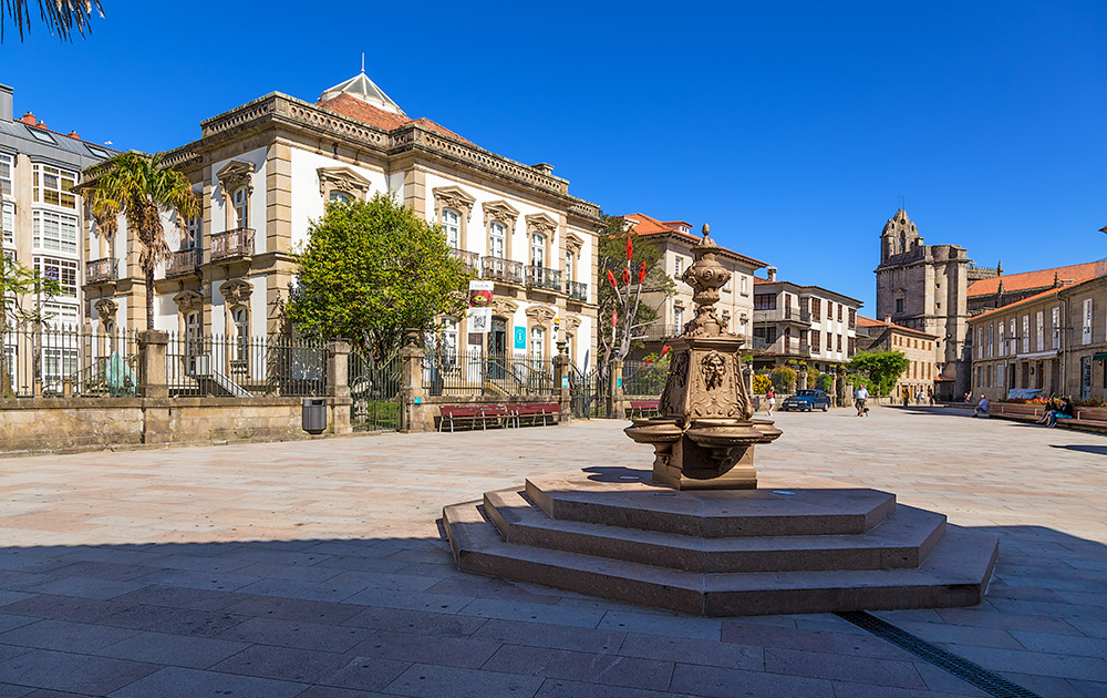 La ville de Pontevedra en Espagne, paradis des piétons (photo Adobe Stock)