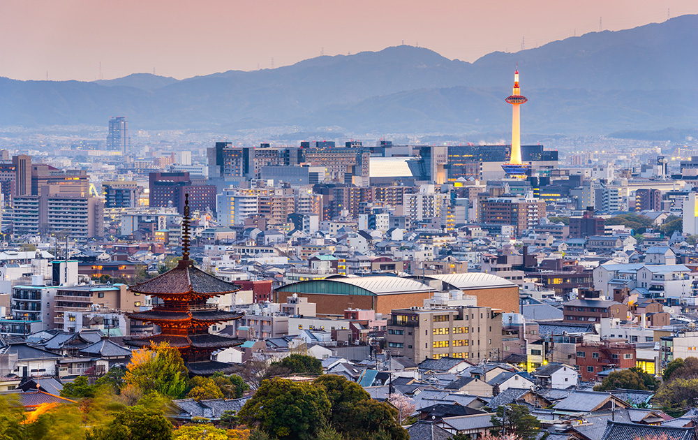La cité japonaise de Kyoto s’est orientée vers une vision axée sur la durabilité et le respect de l’environnement (Photo Adobe Stock)