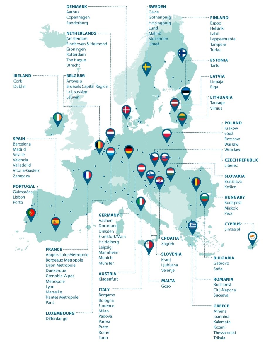 L’UE a retenu 100 villes européennes, dont 10 françaises, pour être climatiquement neutres et intelligentes à l’horizon 2030