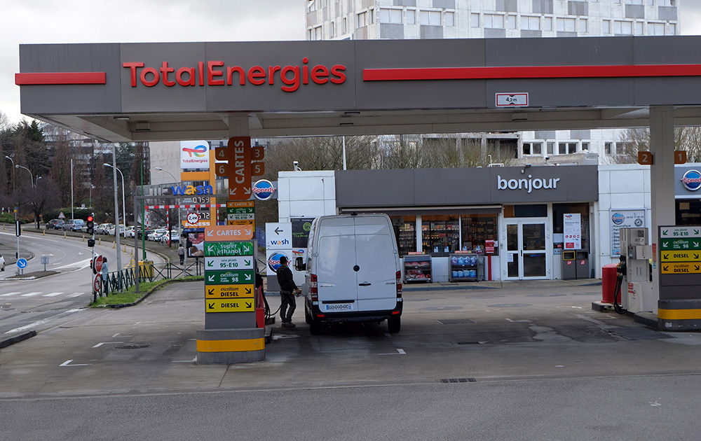 Une station TotalEnergies en Bretagne (photo d'illustration Adobe Stock)