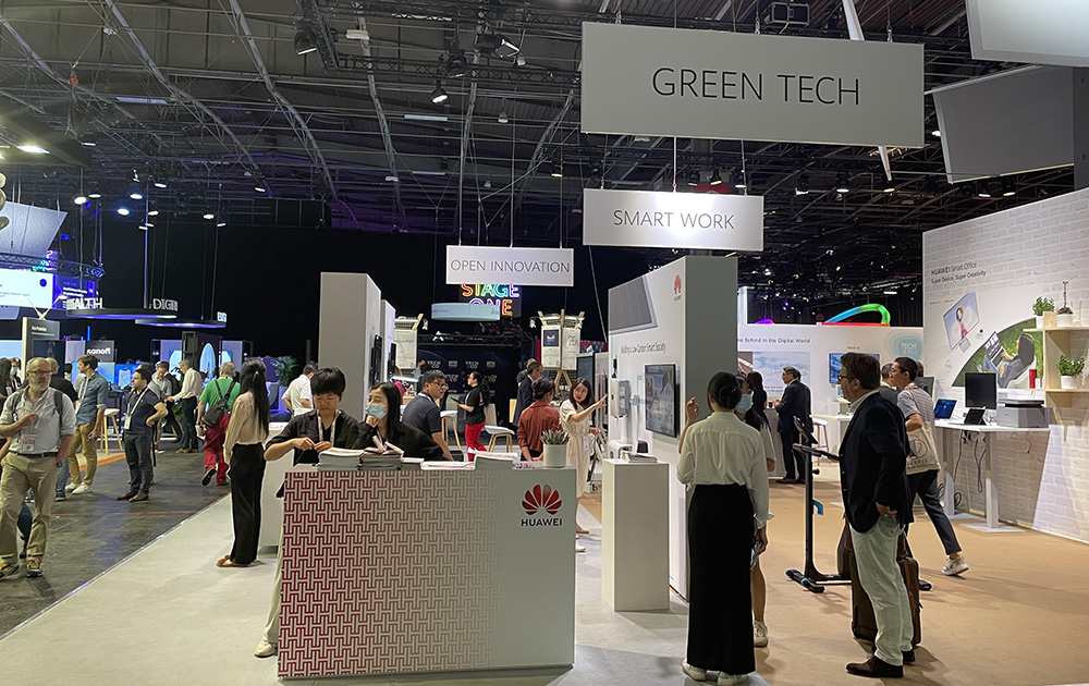 La marque chinoise Huawei affiche clairement sa volonté de s'investir dans la Green Tech (Photo JN)