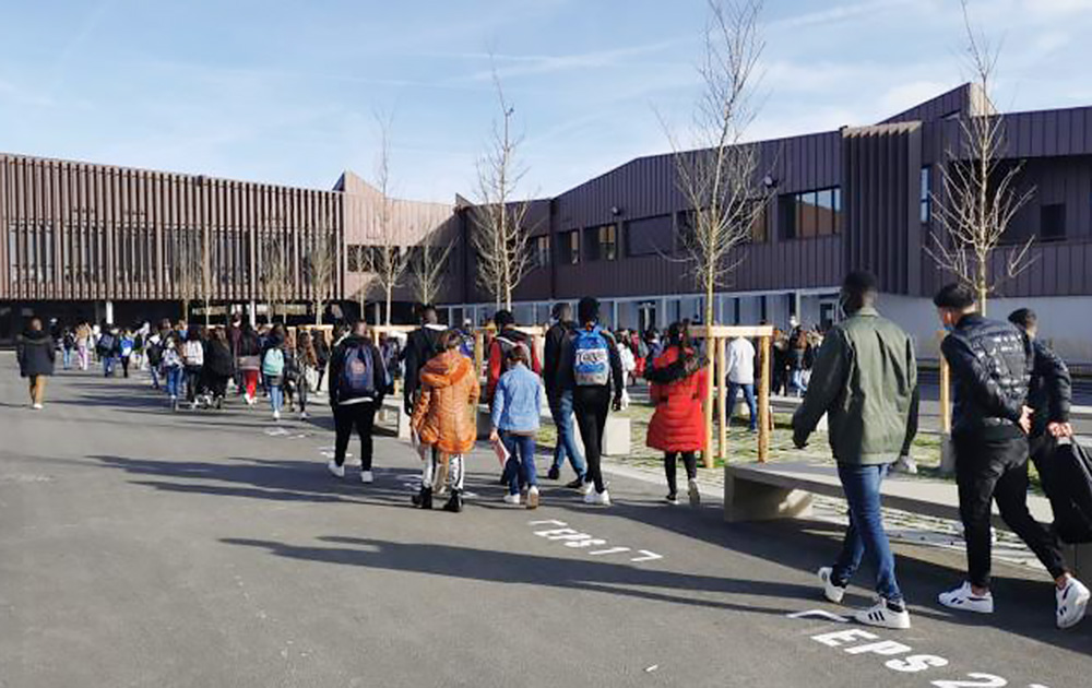 La rentrée dans l'un des collèges de Gironde (Photo Département de Gironde)