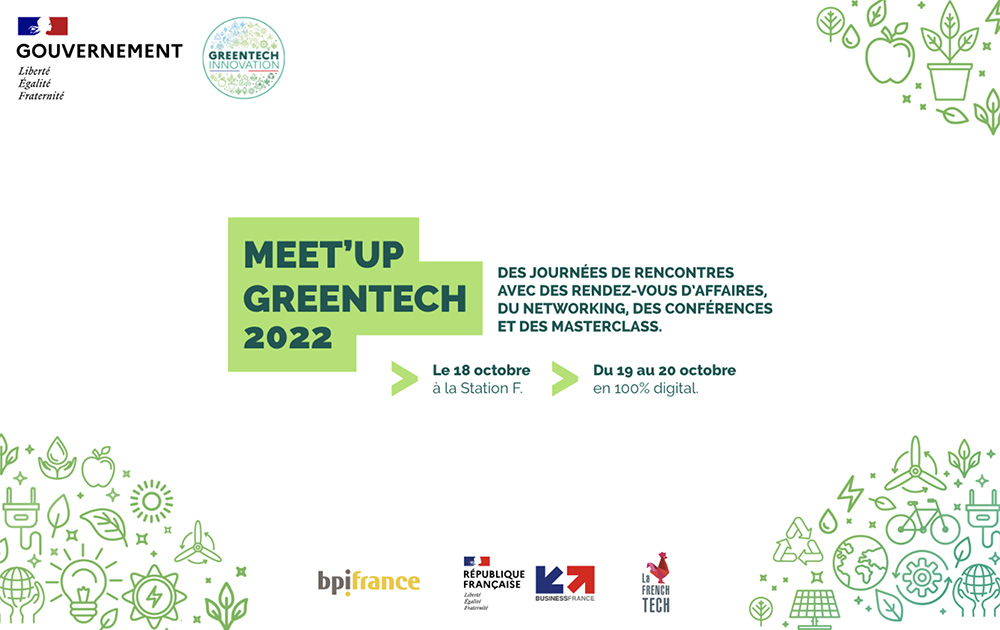 Meet’up Greentech, le grand rendez-vous de la Greentech française