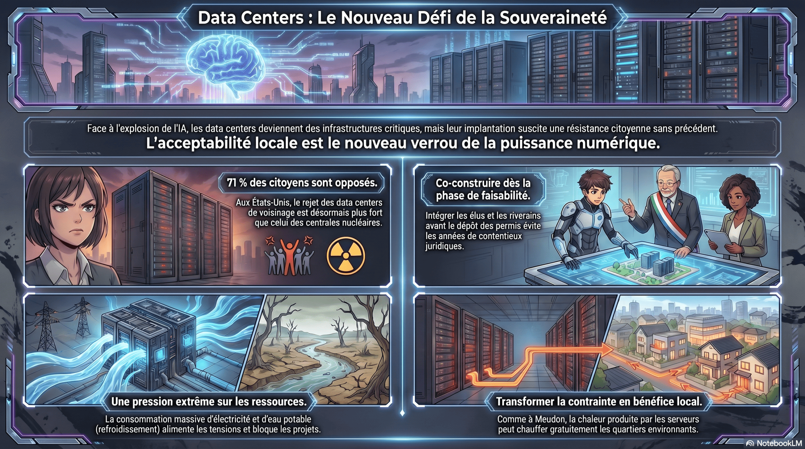 Souveraineté numérique : les collectivités locales doivent-elles s’opposer à l’implantation des data centers ?
