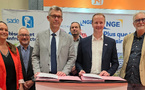 Un partenariat pour un territoire Innovant et Durable, Signature d'une convention entre la comcom ROUMOIS SEINE et NGE Energies Solutions