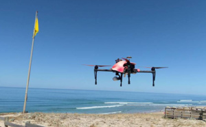 Un drone pour les premiers secours à la plage