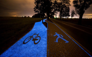 Pistes cyclables rétroéclairées, rechargeables par le soleil : l’exemple de la Pologne Pistes cyclables rétroéclairées, rechargeables par le soleil : l’exemple de la Pologne