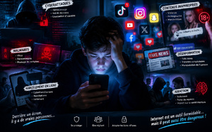 Nos enfants n’ont jamais été aussi connectés.  Mais ont-ils jamais été aussi exposés ?